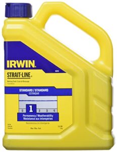 irwin tools strait-line 65201 standard marking chalk, 2.5-pound, blue (65201)