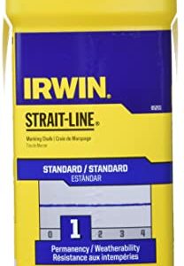 IRWIN Tools STRAIT-LINE 65201 Standard Marking Chalk, 2.5-pound, Blue (65201)