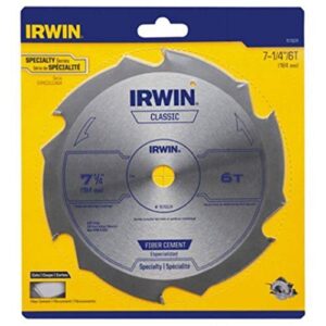 irwin tools 15702zr 7-1/4" 6t fiber cement irwin classic