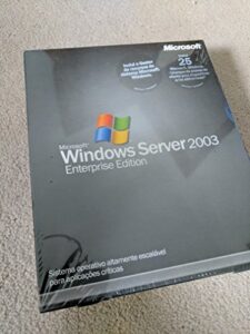 microsoft windows server 2003 - enterprise edition - 25 clients [old version]