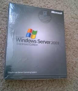 microsoft windows server standard 2003 -10 clients [old version]