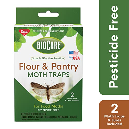 BioCare Flour and Pantry Moth Traps with Lures, 2 Count