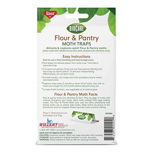 BioCare Flour and Pantry Moth Traps with Lures, 2 Count