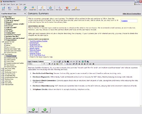 Business Plan Pro 2004 [Old Version]