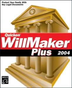 quicken willmaker plus 2004