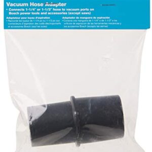 BOSCH VAC002 Vacuum Hose Adapter for 1-1/4 In. and 1-1/2 In. Hoses , Black