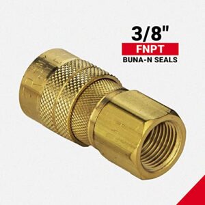 Milton S-718 3/8" FNPT M Style Coupler