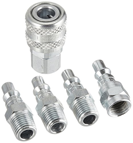 Milton S-213 1/4" NPT A Style Coupler and Plug Kit - 5 Piece