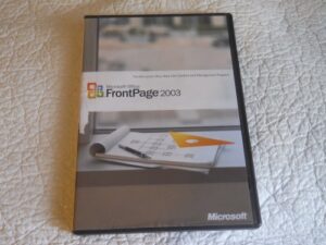 microsoft frontpage 2003 - old version