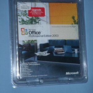 Microsoft Office Professional Edition 2003 Upgrade OLD VERSION