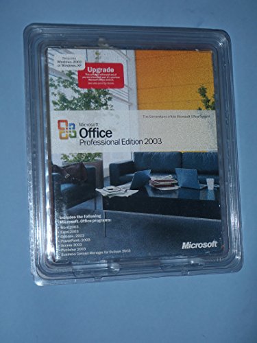 Microsoft Office Professional Edition 2003 Upgrade OLD VERSION