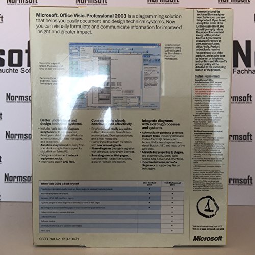 Microsoft Visio Professional 2003 OLD VERSION