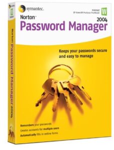 norton password manager 2004