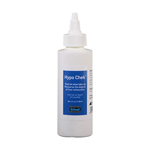 Edwal Hypo-Check Chemical Test for Exhausted Film and Paper Fixers, 4 Oz