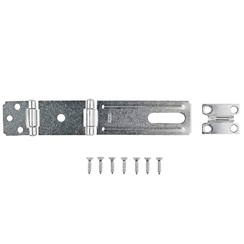 National Hardware N103-291 V34 Double Hinge Safety Hasp in Zinc plated, 4-1/2"