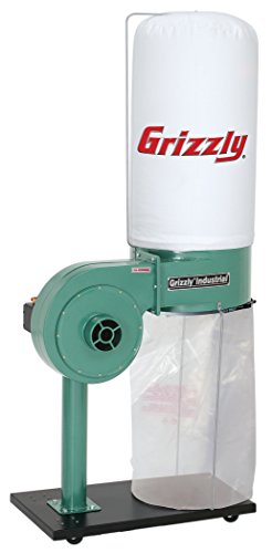 Grizzly, Portable G8027 1 HP Dust Collector