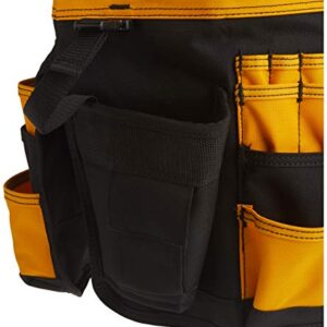 Custom Leathercraft4122 In & Out Bucket, 61 Pocket, Black/Yellow