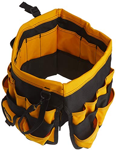 Custom Leathercraft4122 In & Out Bucket, 61 Pocket, Black/Yellow