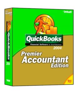 quickbooks premier- accountant edition 2004