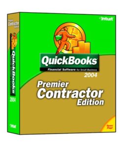 quickbooks premier - contractor edition 2004