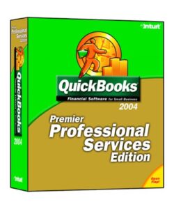 quickbooks premier- professional services edition 2004