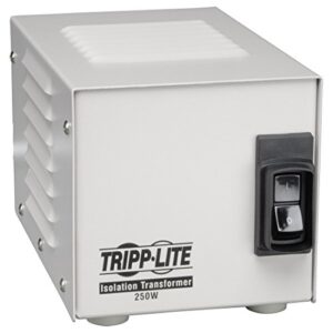 tripp lite is250hg isolation transformer 250w medical surge 120v 2 outlet taa gsa