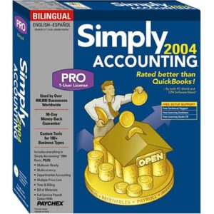 simply accounting pro 2004 (bi-lingual)