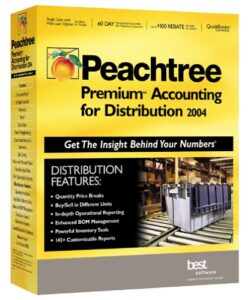 peachtree premium accounting for distribution 2004