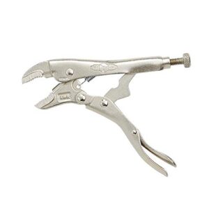 irwin vise-grip original curved jaw locking pliers with wire cutter, 4", 1002l3