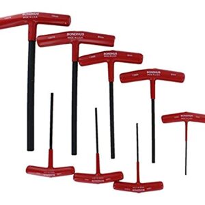 Bondhus 13389 Set of 8 Hex T-handles w/Stand, sizes 2-10mm