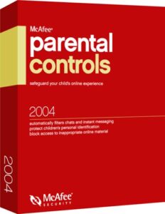 mcafee parental controls 1.5 sb