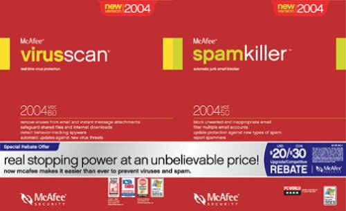 Mcafee Virusscan V8/Spamkiller V5 Bundle