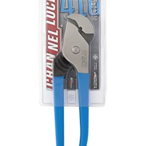 Channellock 410 1-1/8-Inch Jaw Capacity 9-1/2-Inch Double Tongue and Groove Plier , Blue