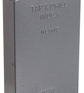 Huot 12675 Tap and Drill Bit Index for Metric Tap Sizes 2.5 mm x 0.45 mm to 12 mm x 1.75 mm and Metric Drill Bit Sizes 2.05 mm to 10.2 mm