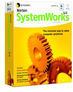 norton systemworks 3.0 mac antivirus, utilities, backup, spring cleaning