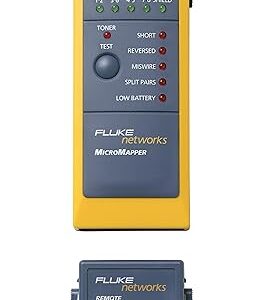 Fluke Networks MT-8200-49A Copper Tester, Grey/Yellow