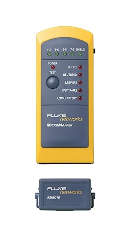 Fluke Networks MT-8200-49A Copper Tester, Grey/Yellow