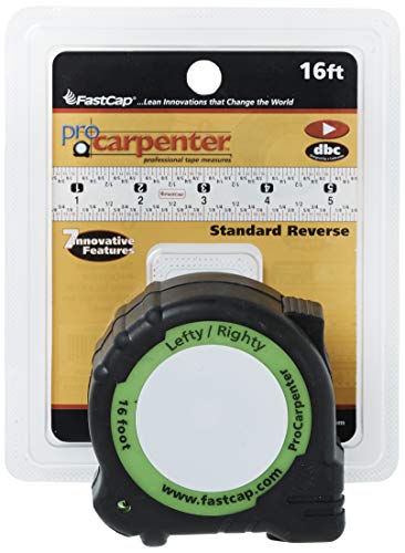 FastCap PSSR-16 16 Foot Pro Carpenter Standard Reverse Measuring Tape