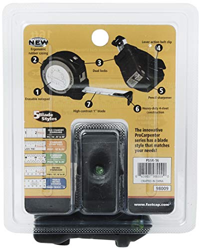 FastCap PSSR-16 16 Foot Pro Carpenter Standard Reverse Measuring Tape