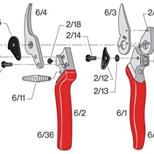 Felco Pruning Shears (F 6) - High Performance Swiss Made One-Hand Garden Pruners - 100052385