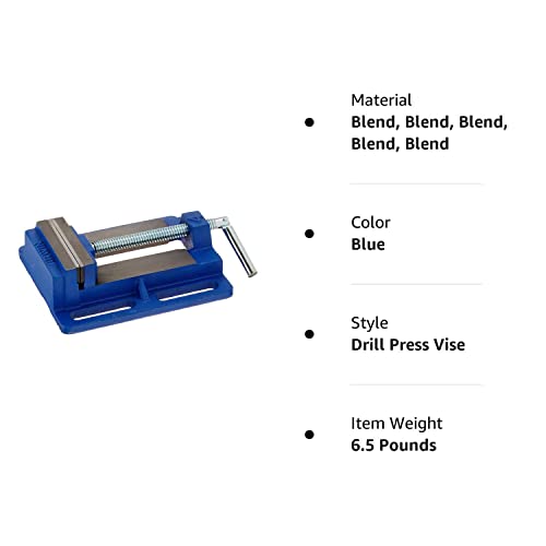 IRWIN Drill Press Vise, 4.5” Jaw Capacity, Ultimate Durability, Slotted Base (226340)