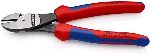 KNIPEX - KPX7402200 Tools - High Leverage Diagonal Cutters, Multi-Component (7402200) 8 inches