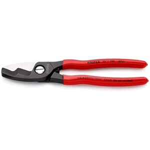 knipex 95 11 200 sb cable shears 7,87" in blister packaging