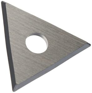 bahco 449 l-inch triple-edge triangle scraper blade, 1&quot, silver