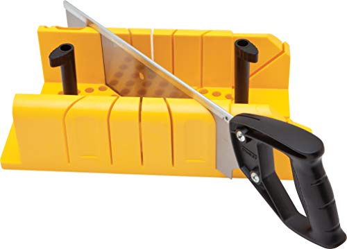 Stanley 1-20-600 Saw Storage Miter Box with Saw, Black