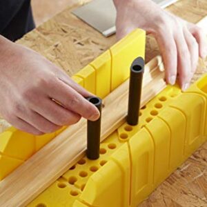 Stanley 1-20-600 Saw Storage Miter Box with Saw, Black