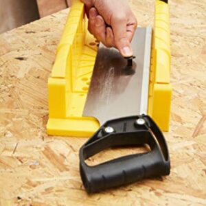 Stanley 1-20-600 Saw Storage Miter Box with Saw, Black