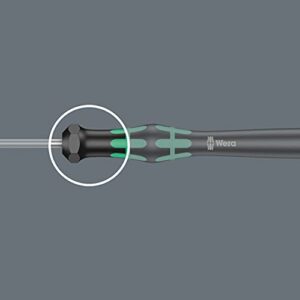 Wera 05118062001 2054 Screwdriver for Hexagon Socket Screws for Electronic Applications, 0.9 x 40 mm