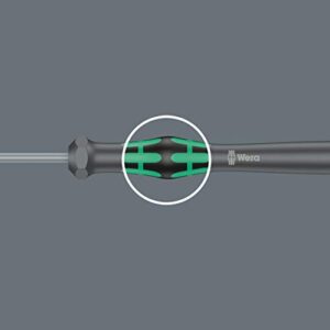 Wera 05118062001 2054 Screwdriver for Hexagon Socket Screws for Electronic Applications, 0.9 x 40 mm