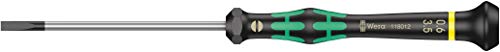 Wera 2035/6 Kraftform MicroSlotted/Phillips Electronics Screwdriver Set and Rack, 6-Piece, 05118152001